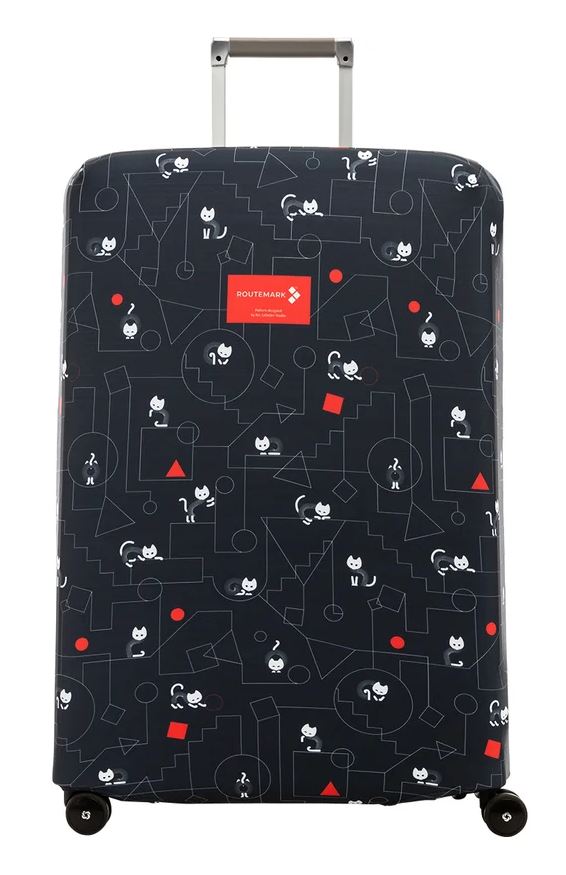 Чехол для чемодана ROUTEMARK SP310 КОТЫ И ПОРЯДОК  M/L 65-74см спандекс