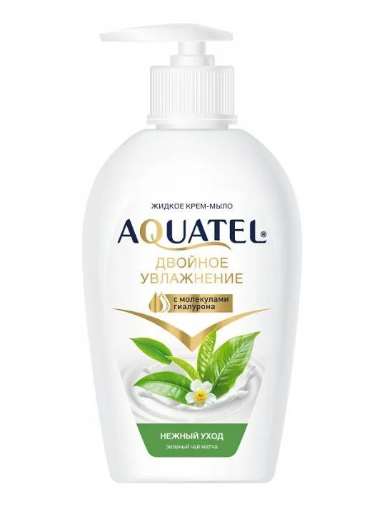 Крем-мыло жидкое AQUATEL зеленый чай матча 280гр