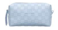 Косметичка Dewal Beauty серия "Шашки", голубая, 19,5х6х10см
