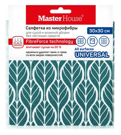 Салфетка MASTER HOUSE  Английский сад 30х30см микрофибра