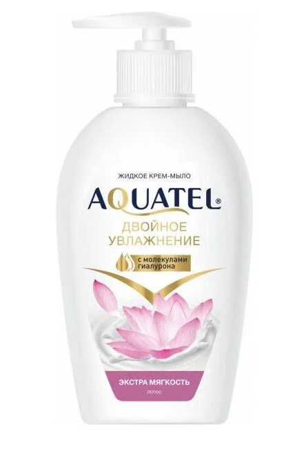 Крем-мыло жидкое AQUATEL лепестки лотоса 280гр