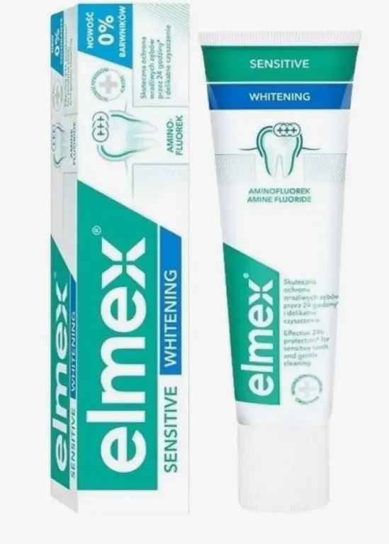 Зубная паста Elmex Sensitive Whitening 75мл
