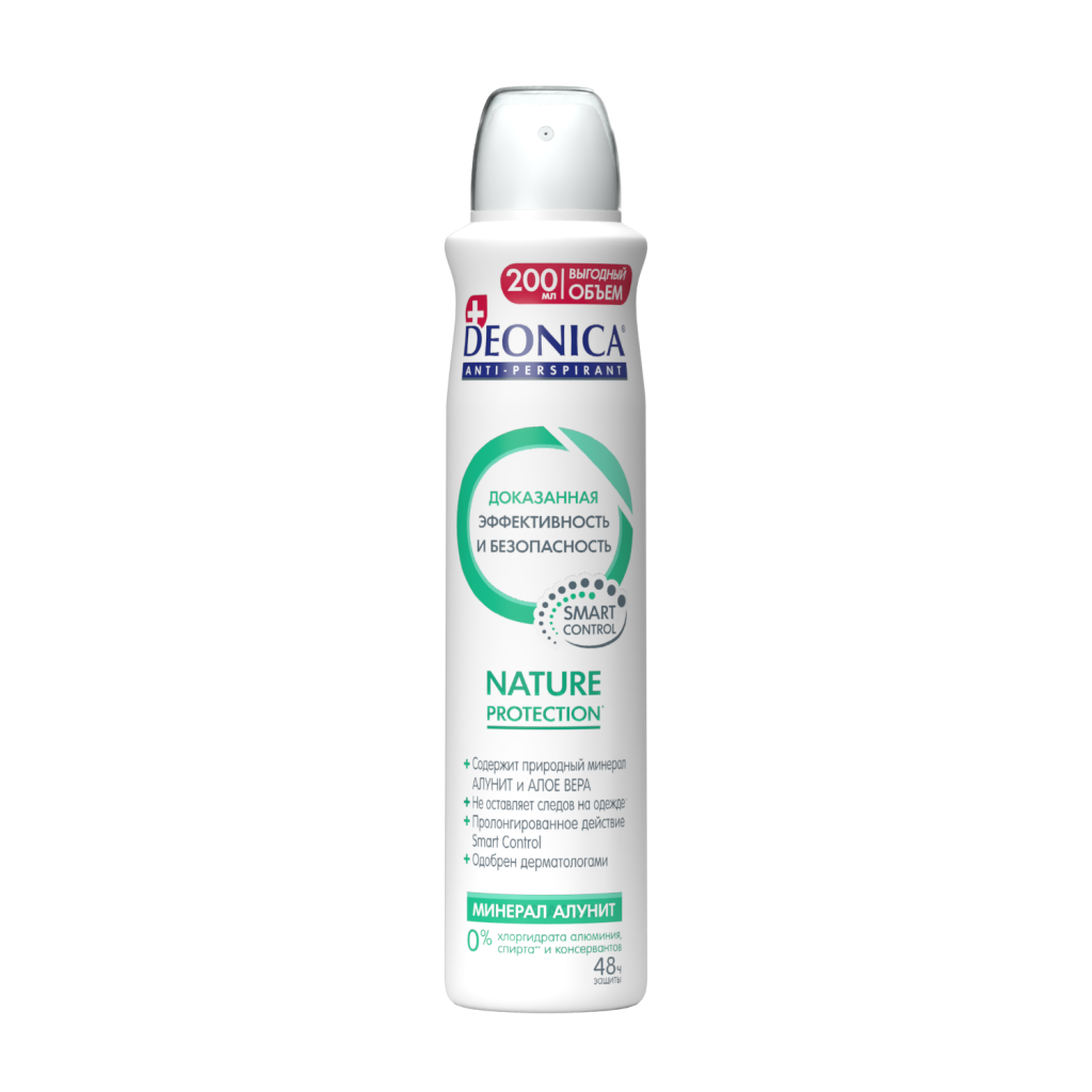 Антиперспирант DEONICA Natura Protection 200 мл спрей			