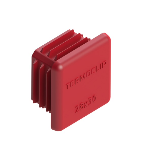 Заглушка для профиля и консолей 28x30мм TERMOCLIP
