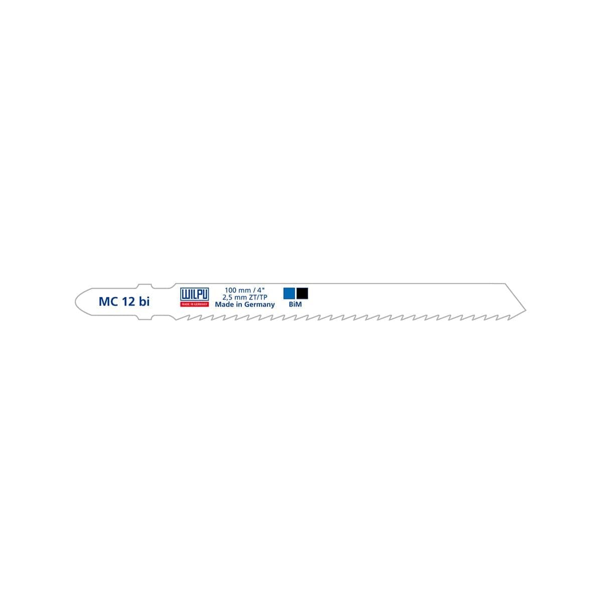 Пилки WILPU по мет MC 12 bi тип T101A (5шт)
