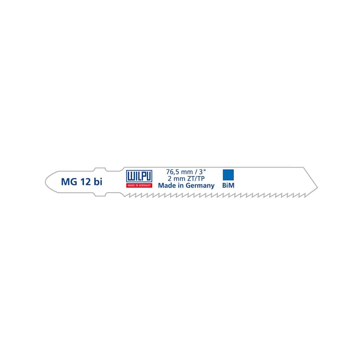 Пилки WILPU по мет MG 12 bi   тип T118BF (5шт)