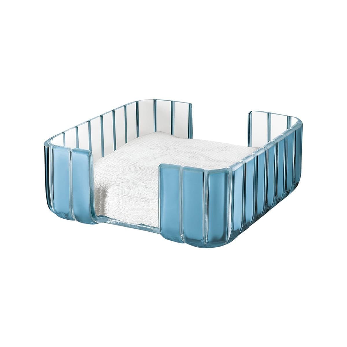 Салфетница квадратн. GUZZINI GRACE 19,6см пластик голубой