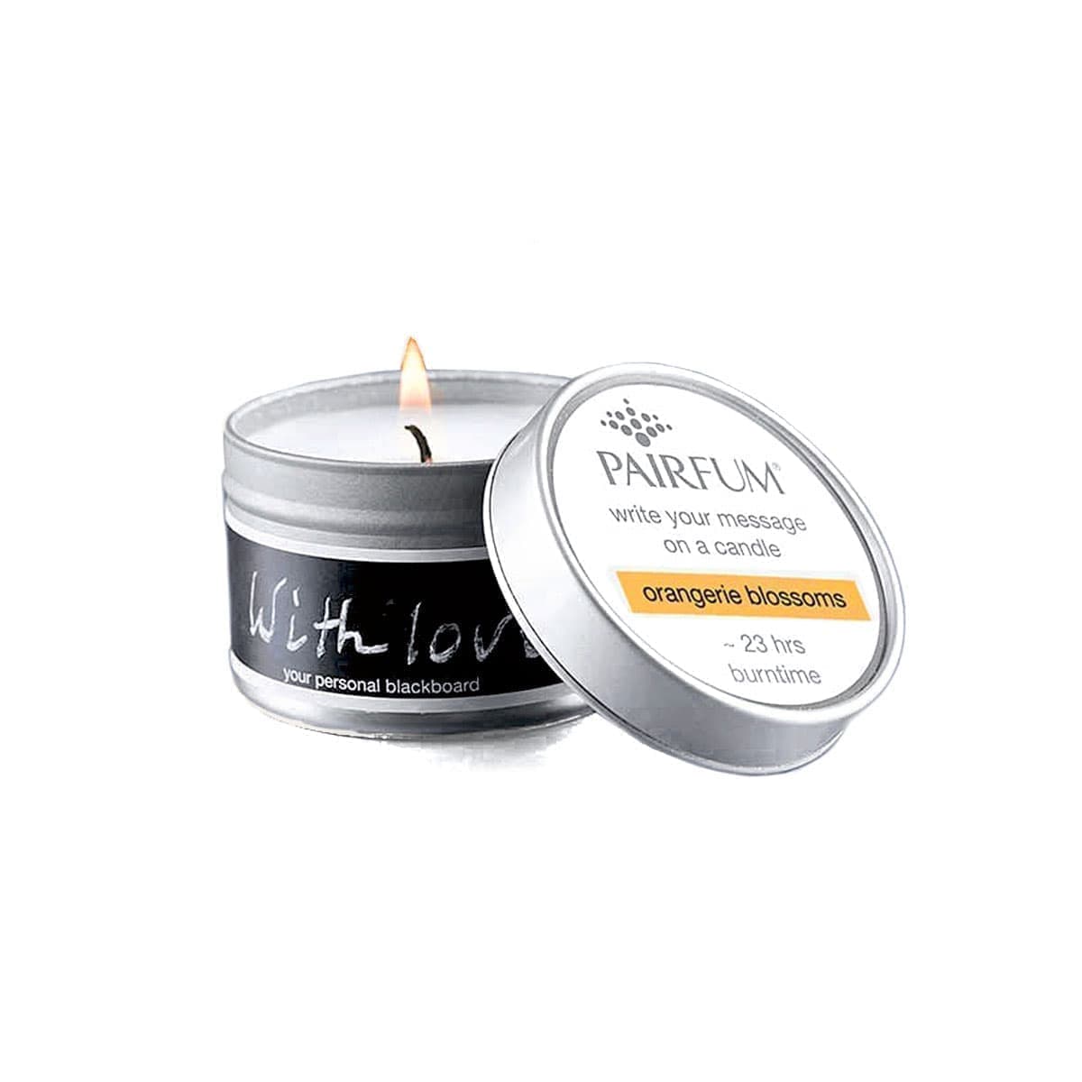 Свеча-открытка PAIRFUM LONDON Love Candle Orangerie Blossoms мел в наборе 90гр