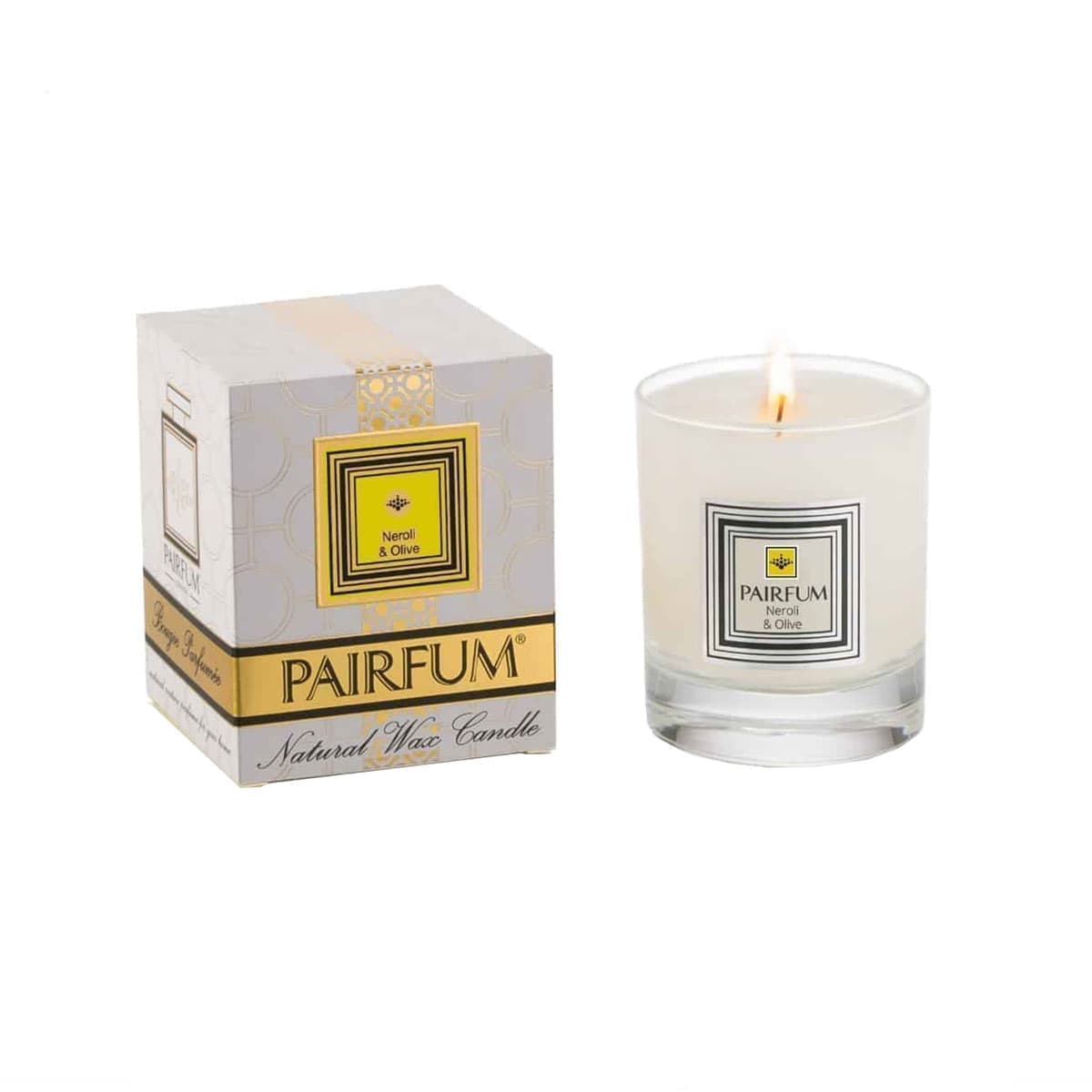 Свеча ароматическая PAIRFUM LONDON Soy Wax & Flower Neroli & Olive 140гр