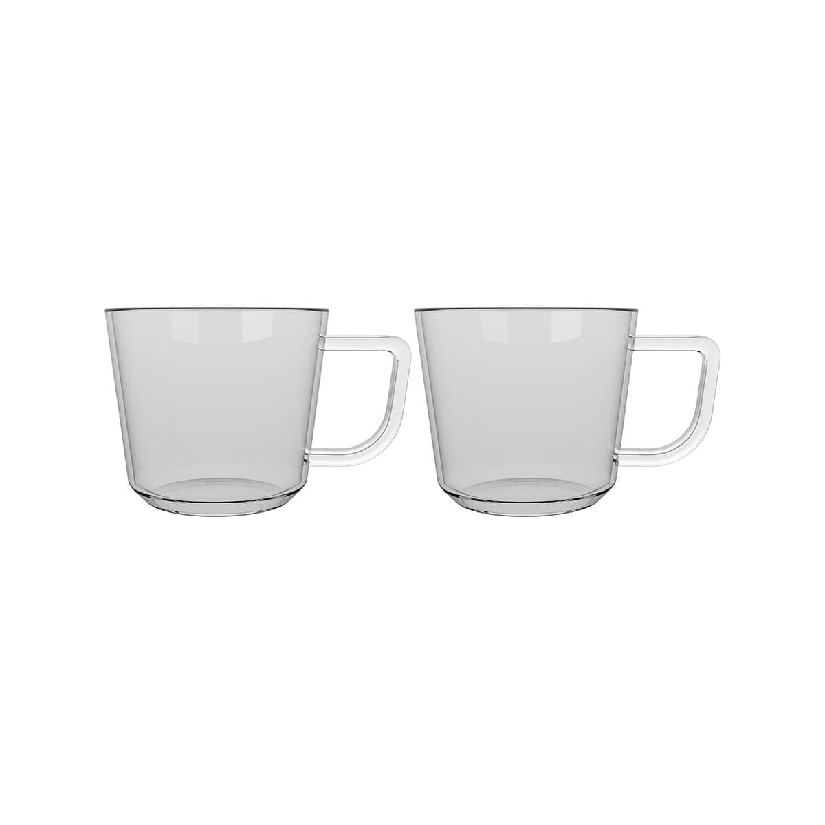 Кружка  2шт LA CAFETIERE BRYGGA 70мл 76х50х55мм боросиликат.стекло