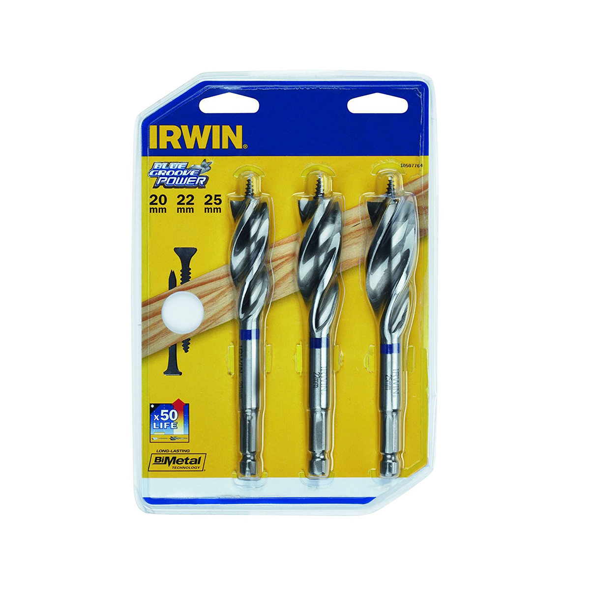 Набор сверел по дереву BG Power IRWIN