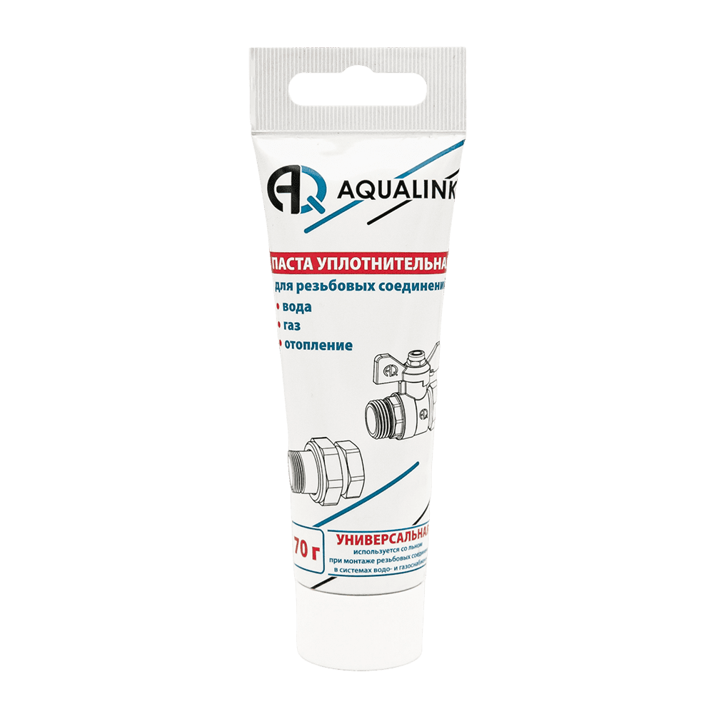 Паста уплотнительная AQUALINK для резьбовых соединений 70гр туба