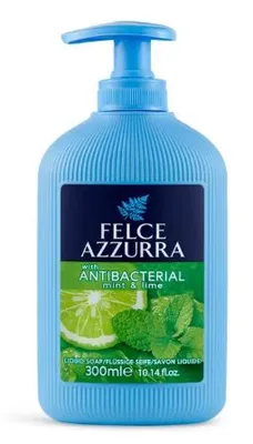 Жидкое мыло FELCE AZZURRA "Антибактериальное" Мята и Лайм 300мл — фото 3