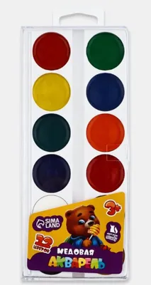 Акварель медовая 12 цветов ArtFox STUDY пластик, без кисти — фото 2