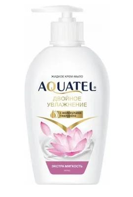 Крем-мыло жидкое AQUATEL лепестки лотоса 280гр — фото 2