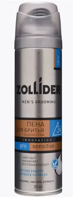 Пена для бритья ZOLLIDER Pro Sensitive для чувствительной кожи 200мл — фото 2