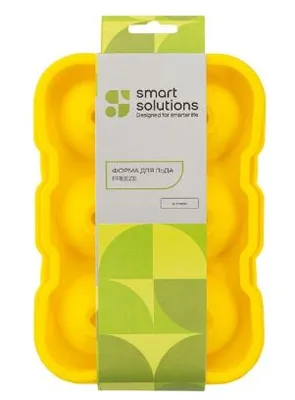 Форма для льда SMART SOLUTIONS Freeze 6 ячеек силикон — фото 1