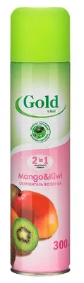 Освежитель воздуха GOLD WIND Mango&Kiwi 300мл 405см3