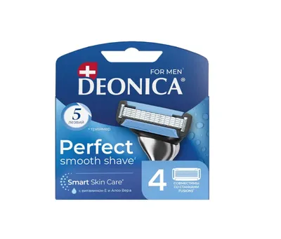 Кассеты сменные 2шт DEONICA 5 FOR MEN 5 лезвий — фото 2