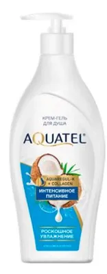 Крем-гель для душа AQUATEL интенсивное питание 500гр