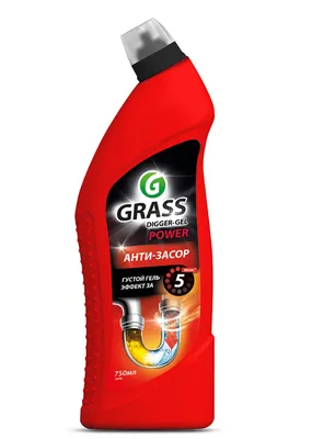 Средство для прочистки труб GRASS DIGGER-GEL дезинфицирующее 750мл — фото 2