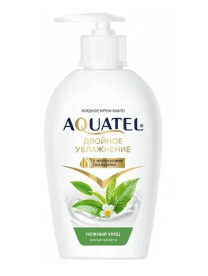 Крем-мыло жидкое AQUATEL зеленый чай матча 280гр