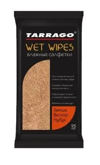 Салфетки влажные для замши TARRAGO (15шт.)