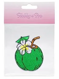 Термоаппликация 'Коктейль', 6,3*5см Hobby&Prо
