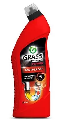 Средство для прочистки труб GRASS DIGGER-GEL дезинфицирующее 750мл — фото 3
