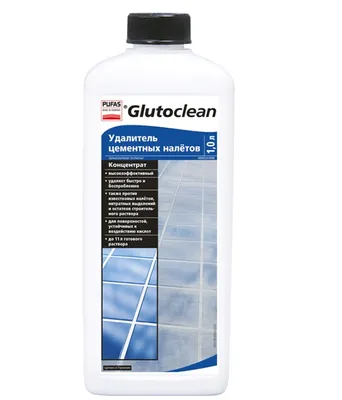 Удалитель цементных налётов GLUTOCLEAN 1л