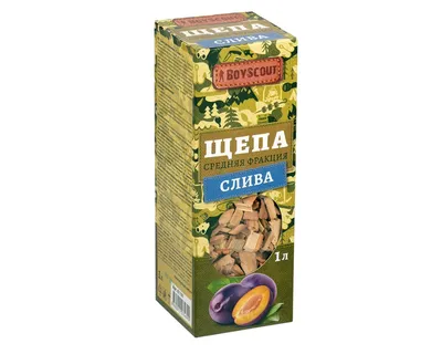 Щепа для копчения BOYSCOUT Слива 1л