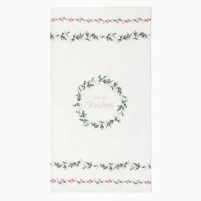 Полотенце новогоднее "Этель" "Merry Christmas" 40х73 см, 100% хлопок, саржа 190 г/м2
