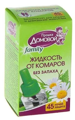 Жидкость от комаров ДОМОВОЙ БИО Family 45 ночей