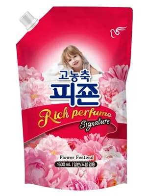 Кондиционер для белья PIGEON RICH PERFUME супер-концентрат аромат «Фестиваль цветов» 1,6л мягкая упа