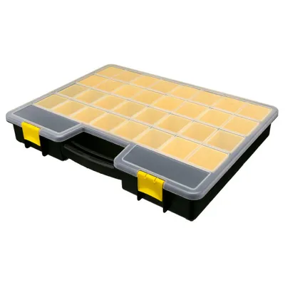 Органайзер БЫТПЛАСТ WORKER PRO 19" 480х370х70мм серый