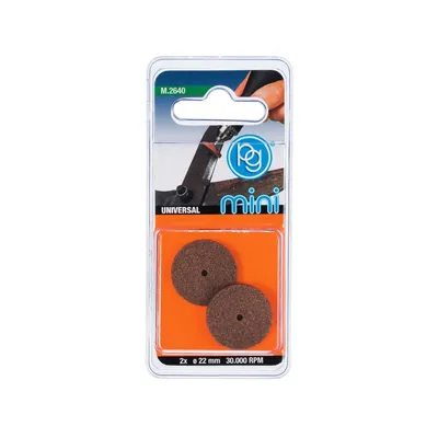 Круг точильный абразивный PG mini D22мм (2шт) коричневый,блистер