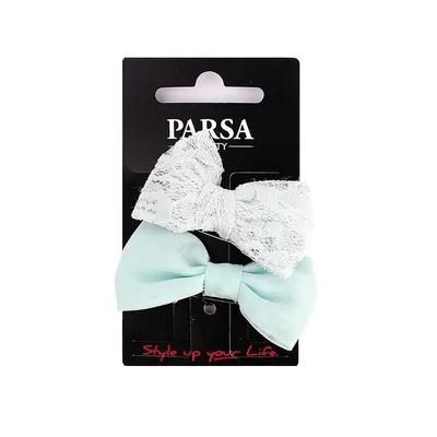 Заколка-бантик для волос PARSA BEAUTY цвет в ассорт 2шт 30791 — фото 2