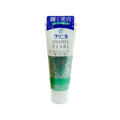 Паста зубная LION CLINICA ENAMEL PEARL отбеливающая со вкусом мяты и цитрусовых 130гр