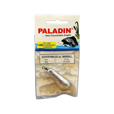 Грузило каплевидное PALADIN с вертлюжком 50г (1 шт.)