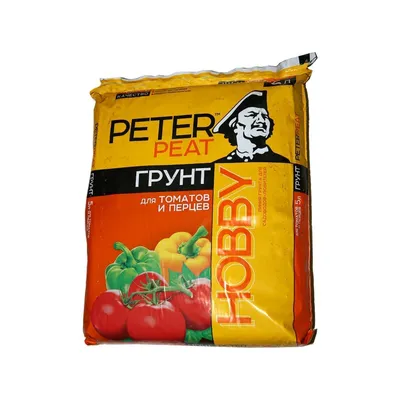 Грунт PETER PEAT Для томатов и перцев линия Хобби 5 л — фото 2