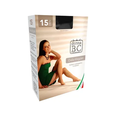Колготки DONNA BC Dalia Virgolet 15 den черный 5