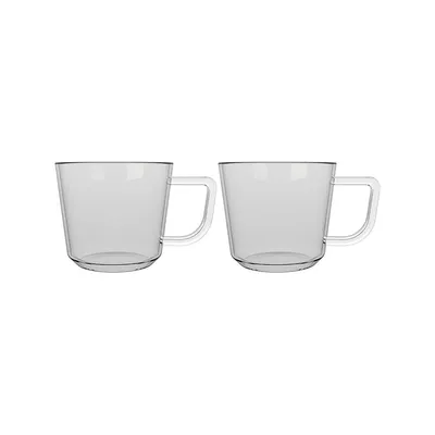 Кружка  2шт LA CAFETIERE BRYGGA 200мл 102х65х75мм боросиликат.стекло