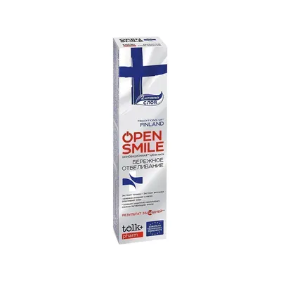Паста зубная OPEN SMILE FINLAND бережное отбеливание 100гр