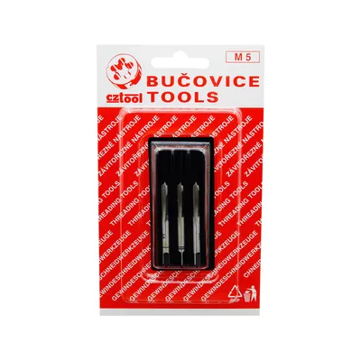 Метчик М 5 шаг 0,8мм (НАБОР) BUCOVICE