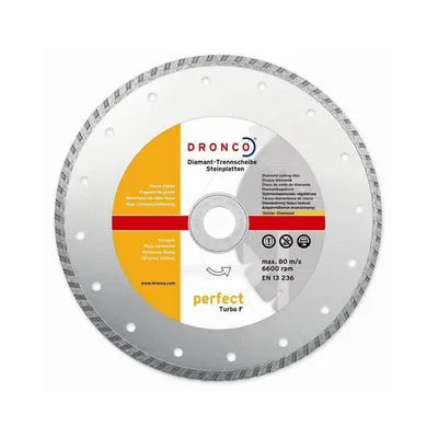 Диск алмазный Turbo F DRONCO