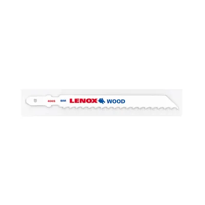 Пилка для лобзика 114х10х1,3мм  6TPI древесина LENOX (2шт)