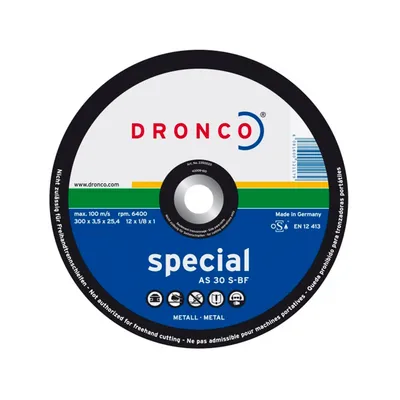Диск отрезной по металлу Special AS 30 S DRONCO