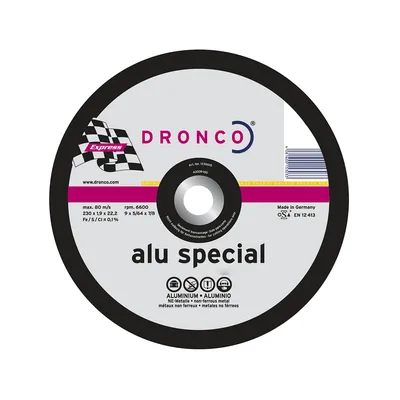 Диск отрезной по алюминию AS 30 ALU DRONCO