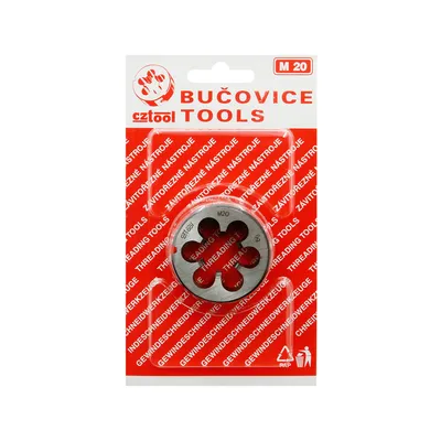 Плашка BUCOVICE  М20 (блистер) (2,5мм D45мм) 