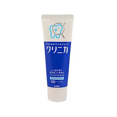 Паста зубная LION CLINICA FRESH MINT комплексного действия c ароматом освежающей мяты 130гр — фото 2